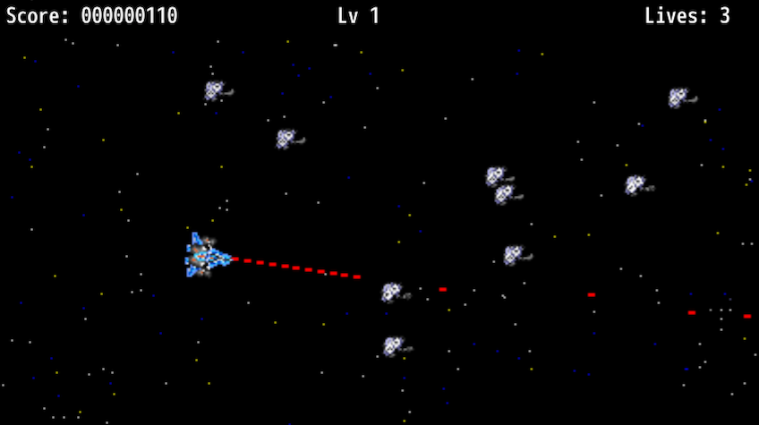 space game screenshot